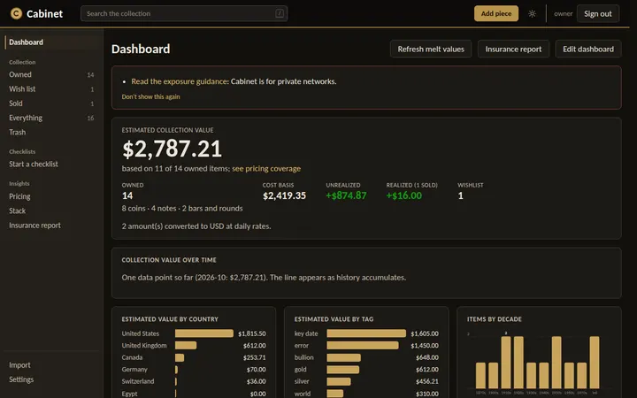 Dashboard, dark